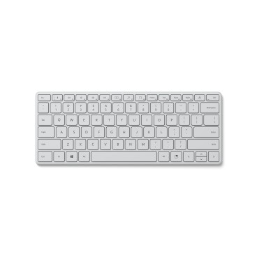 Microsoft Designer Compact Keyboard clavier Bluetooth AZERTY Blanc