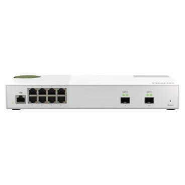 QNAP QSW-M2108-2S commutateur réseau Géré L2 2.5G Ethernet (100 1000 2500) Gris