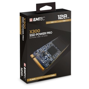 Emtec X300 M.2 128 Go PCI Express 3.0 3D NAND NVMe