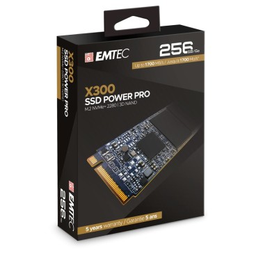 Emtec X300 M.2 256 Go PCI Express 3.0 3D NAND NVMe