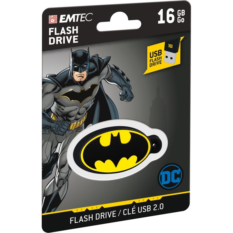 Emtec DC Comics Collector Batman lecteur USB flash 16 Go USB Type-A 2.0 Multicolore