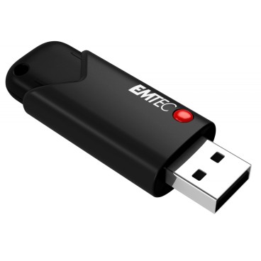 Emtec B120 Click Secure lecteur USB flash 256 Go USB Type-A 3.2 Gen 2 (3.1 Gen 2) Noir