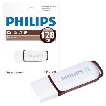 Philips Snow Edition FM12FD75B USB-Stick lecteur USB flash 128 Go USB Type-A 3.2 Gen 1 (3.1 Gen 1) Blanc