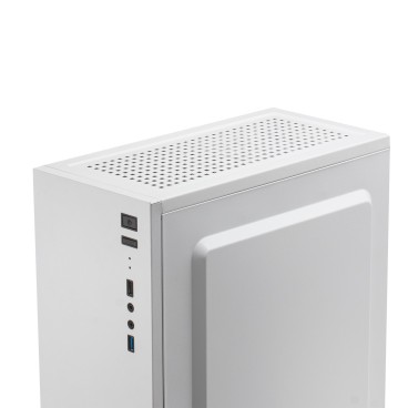 Mars Gaming MC100W unité centrale Blanc