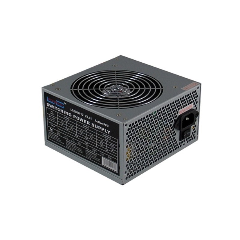 LC-Power LC600H-12 unité d'alimentation d'énergie 600 W 20+4 pin ATX ATX Noir