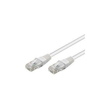 Goobay CAT 6-1500 UTP White 15m câble de réseau Blanc