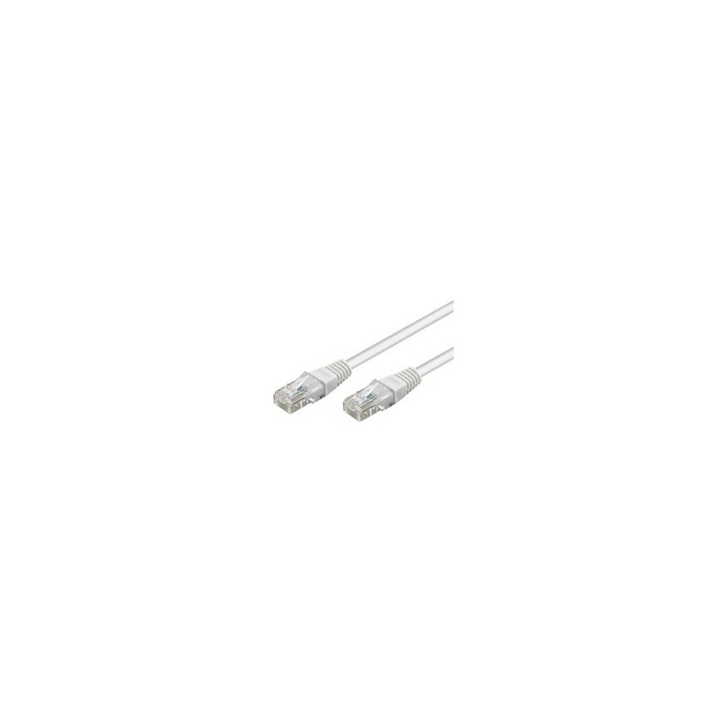 Goobay CAT 6-1500 UTP White 15m câble de réseau Blanc