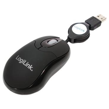 LogiLink ID0016 souris Ambidextre USB Type-A Optique 800 DPI