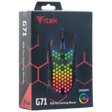itek G71 souris Droitier USB Type-A Optique 12000 DPI