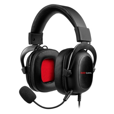 Mars Gaming MH5 écouteur casque Avec fil Arceau Jouer USB Type-A Noir, Rouge