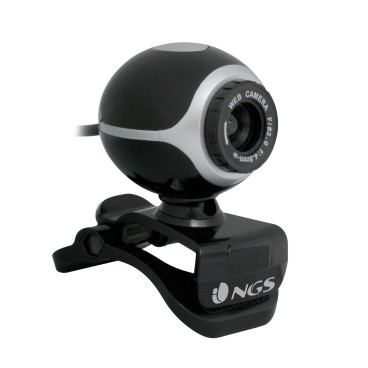 NGS Xpresscam300 webcam 8 MP 1920 x 1080 pixels USB 2.0 Noir, Argent
