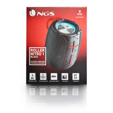 NGS Roller Nitro 1 Enceinte portable stéréo Noir 10 W