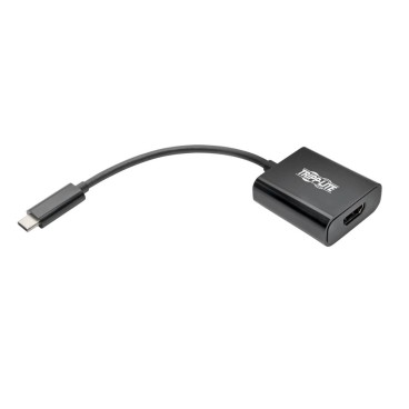 Tripp Lite U444-06N-HDB-AM câble vidéo et adaptateur 0,15 m HDMI Type A (Standard) USB Type-C Noir