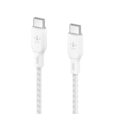 Belkin BOOST CHARGE câble USB 2 m USB 2.0 USB C Blanc