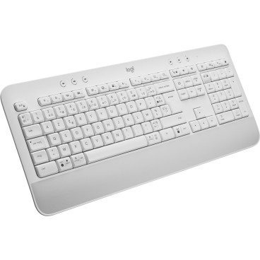 Logitech Signature K650 clavier RF sans fil + Bluetooth AZERTY Français Blanc