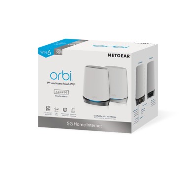 NETGEAR NBK752 routeur sans fil Gigabit Ethernet Tri-bande (2,4 GHz   5 GHz   5 GHz) 5G Gris