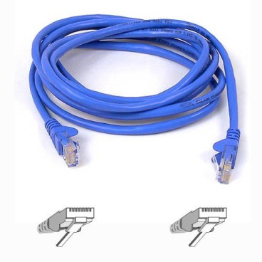 Belkin RJ45 CAT-6 Snagless STP Patch Cable 3m blue câble de réseau Bleu