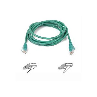 Belkin Cable patch CAT5 RJ45 snagless 1m green câble de réseau Vert