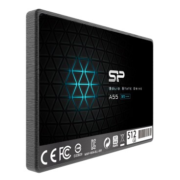 Silicon Power Ace A55 2.5" 512 Go Série ATA III 3D TLC