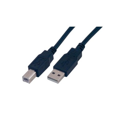 MCL 3m USB2.0 A B câble USB USB A USB B Noir