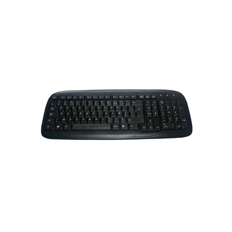MCL ACK-298 N clavier USB AZERTY Noir