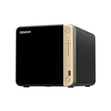 QNAP TS-464-4G serveur de stockage NAS Tower Ethernet LAN Noir