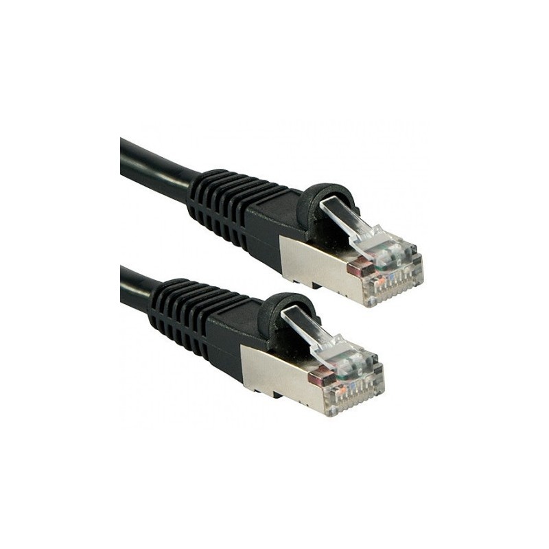 Lindy 47177 câble de réseau Noir 1 m Cat6 S FTP (S-STP)