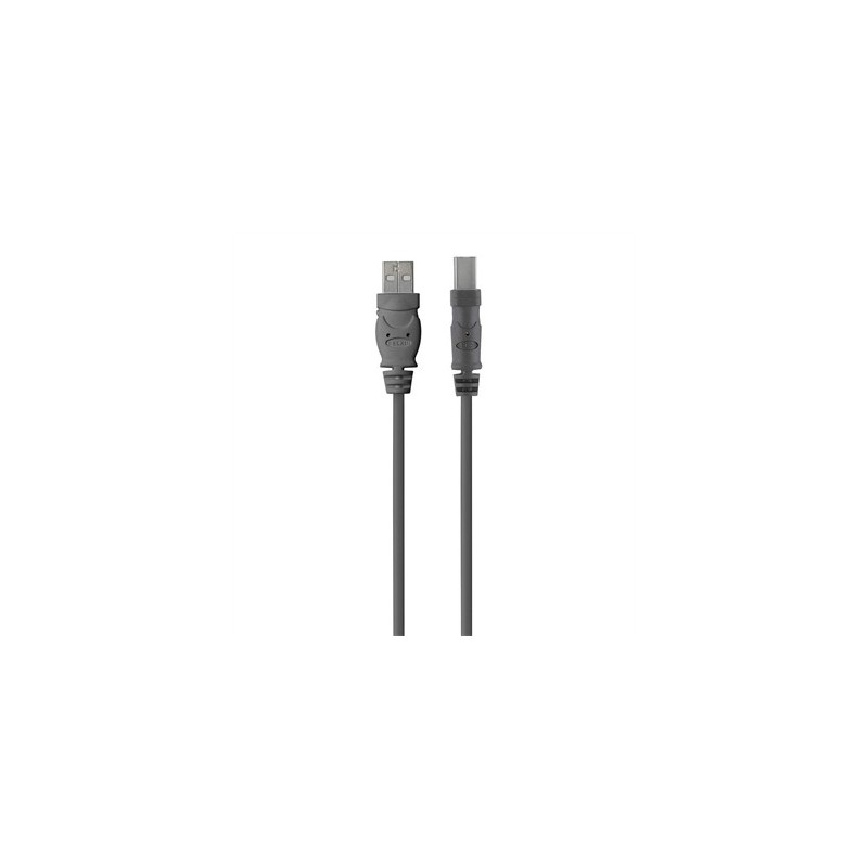 Belkin USB 2.0 A - USB 2.0 B, 1.8m câble USB 1,8 m USB A USB B Gris