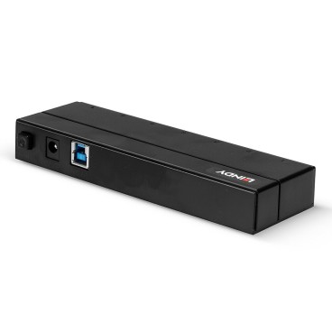 Lindy 43228 hub & concentrateur USB 3.2 Gen 1 (3.1 Gen 1) Type-A 5000 Mbit s Noir