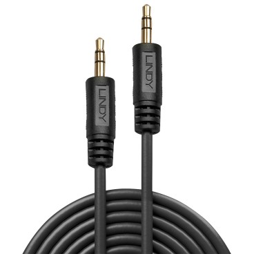 Lindy 35646 câble audio 10 m 3,5mm Noir