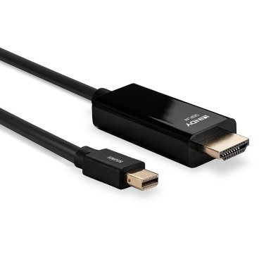 Lindy 36927 câble vidéo et adaptateur DisplayPort HDMI Type A (Standard) Noir