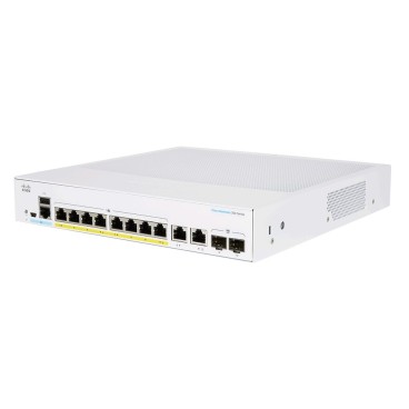 Cisco CBS250 Géré L3 Gigabit Ethernet (10 100 1000) Connexion Ethernet, supportant l'alimentation via ce port (PoE) Gris
