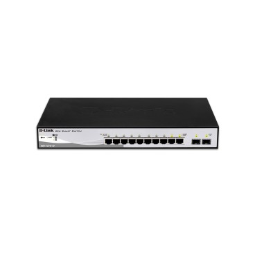 D-Link DGS-1210-10 commutateur réseau Géré L2 Gigabit Ethernet (10 100 1000) 1U Noir, Gris