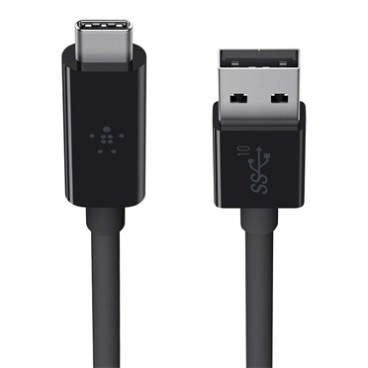 Belkin USB-A - USB-C, 0.9m câble USB 0,9 m USB 3.2 Gen 2 (3.1 Gen 2) USB A USB C Noir
