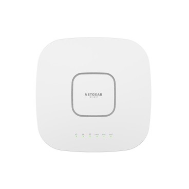 NETGEAR Insight Cloud Managed WiFi 6 AX6000 Tri-band Multi-Gig Access Point (WAX630) 6000 Mbit s Blanc Connexion Ethernet,