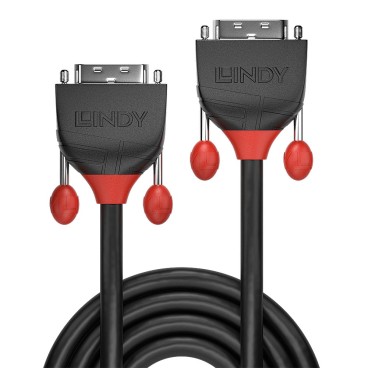 Lindy 36252 câble DVI 2 m DVI-D Noir