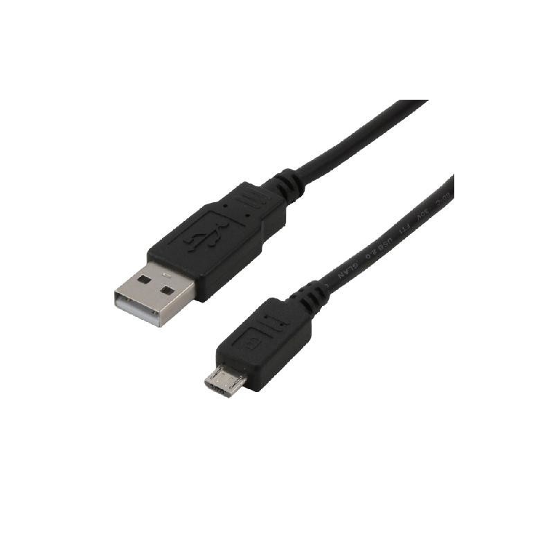 MCL MC922AHB-1M câble USB USB 2.0 USB A Micro-USB B Noir
