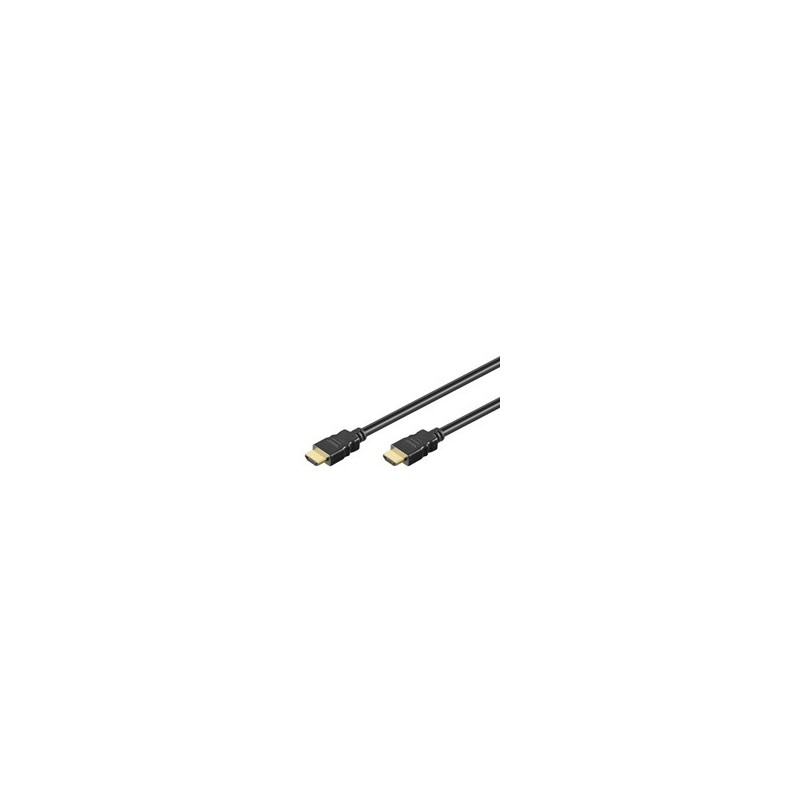 Goobay MMK 619-200 G 2.0m câble HDMI 2 m HDMI Type A (Standard) Noir