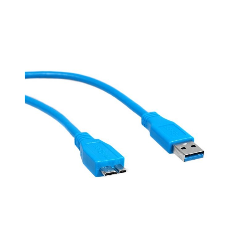 Maclean MCTV-735 câble USB 0,5 m USB 3.2 Gen 1 (3.1 Gen 1) USB A USB B Bleu