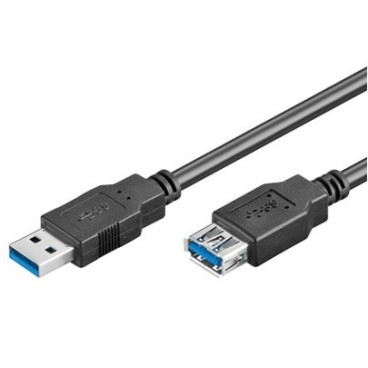 Goobay 93998 câble USB 1,8 m Noir