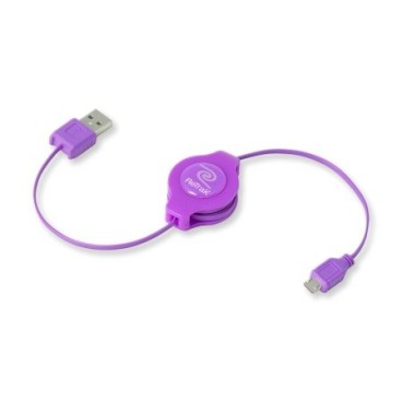 ReTrak EUCABLEMICRL câble USB 1 m USB 2.0 USB A Micro-USB A Violet