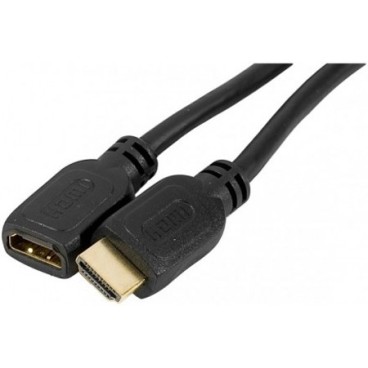 Tecline 128395 câble HDMI 1 m HDMI Type A (Standard) Noir