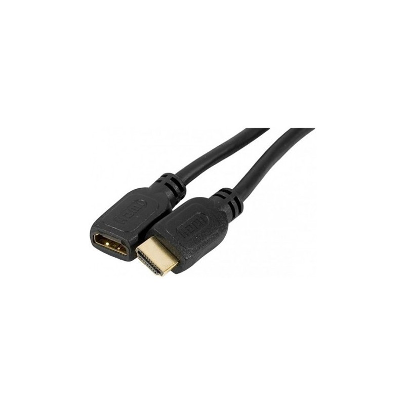 Tecline 128395 câble HDMI 1 m HDMI Type A (Standard) Noir