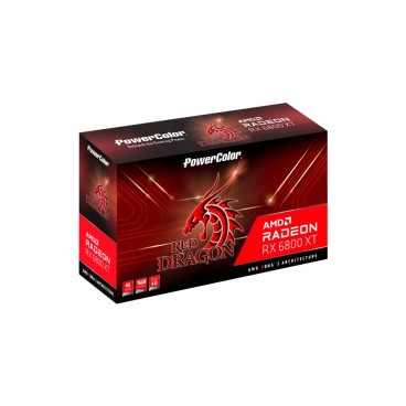 PowerColor Red Dragon AXRX 6800XT 16GBD6-3DHR OC carte graphique AMD Radeon RX 6800 XT 16 Go GDDR6