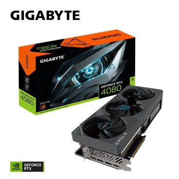 Gigabyte GV-N4080EAGLE-16GD carte graphique NVIDIA GeForce RTX 4080 16 Go GDDR6X