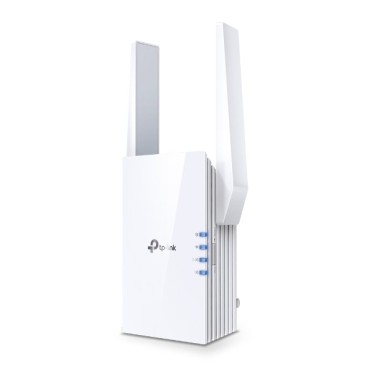 TP-Link RE705X système Wi-Fi maillé Bi-bande (2,4 GHz   5 GHz) Wi-Fi 6 (802.11ax) Blanc 1 Externe