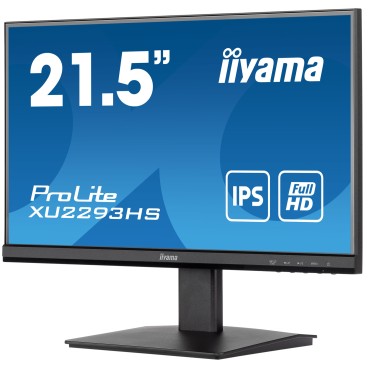 iiyama ProLite XU2293HS-B5 écran plat de PC 54,6 cm (21.5") 1920 x 1080 pixels Full HD LED Écran tactile Noir