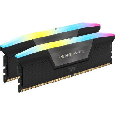 Corsair VENGEANCE® RGB 32GB (2x16GB) DDR5 DRAM 6000MHz C40 Memory Kit module de mémoire 32 Go 2 x 16 Go 4800 MHz ECC