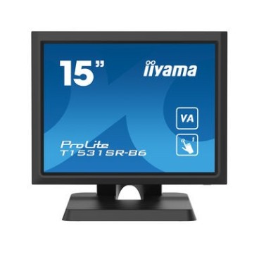 iiyama ProLite T1531SR-B6 écran plat de PC 38,1 cm (15") 1024 x 768 pixels XGA LCD Écran tactile Noir