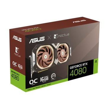 ASUS RTX4080-O16G-NOCTUA NVIDIA GeForce RTX 4080 16 Go GDDR6X